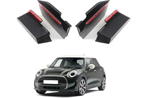 CDEFG Kompatybilny z Mini Cooper F55 pudełko do przechowywania na drzwi samochodowe, do ramy wewnętrznej, organizer, pokrowce, pudełko do przechowywania, mini F55, akcesoria [4 sztuki]