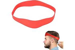JIAWU Guida per il Taglio dei Capelli, Modello per la Rasatura della Scollatura, Fascia Curva in Silicone per Tagli di Capelli Domestici Fai-da-te,Creare per lo Sbiadimento della Pelle (Bianco)