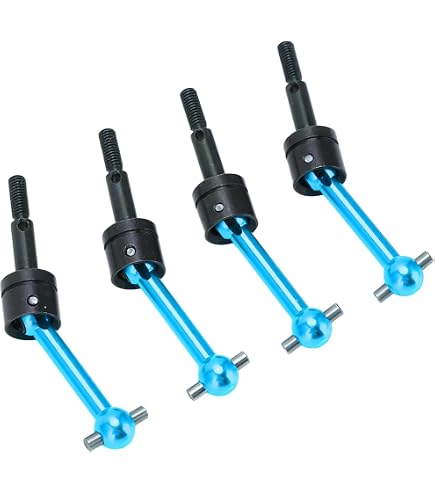 Kit 4 Ammortizzatori RC In Alluminio Per Tamiya TT-01 TT-02 TA05 TL-01 TA03 MF-01X