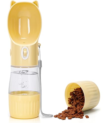 Bottiglia 2 In 1 Per Cani - Contenitore Acqua E Cibo Portatile | Antigoccia Per Passeggiate - Foto 2