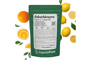 Askorbinsyra pulver - Vitamin C - ascorbic acid - 500 gr