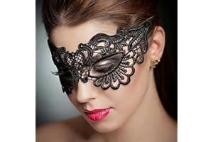 AMFSQJ Venezianische Maske Maskerade Metall Augenmaske Party Venezianische Maske Maskerade Karneval Party Maske Party Kostüm Ball Maske Prom Mask