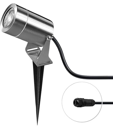 VBLED Gartenstrahler STAGNUM, Schwarz, IP65 – Für MR16 12V, Mit Erdspieß, 150 Mm Hoch