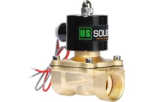 U.S. Solid 24V AC 1" G Elettrico elettrovalvola Ottone normalmente chiuso Solenoid Valve Azionata direttamente Per Acqua Aria Olio