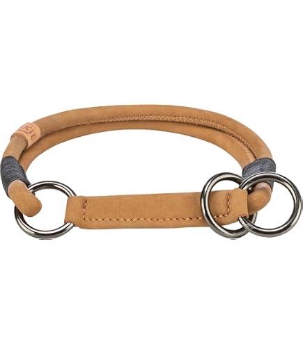 TINNUM Dressurhalsung fr Hunde, Zugstopp, handgeflochten, maritim, L-XL,  grn/blau : Amazon.de: Haustier