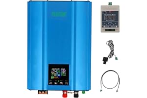 Fulgutonit 1000W Onduleur Solaire en Réseau,Prend en Charge 24V Module de Batterie & DC26V-45V Panneau Solaire d'entrée,60W-650W Batterie Puissance de Sortie Réglable MPPT Grid Tie Inverter