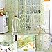 Produktbild Cortina Aus Chiffon lichtdurchlässig geben eine romantische Luft Floral B:100*280cm grün