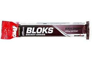 Clif Bar Shot Bloks 60g Caffeine Black Cherry 6 Chews (3 Pack)