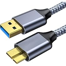 Cavo Micro USB 3.0 Per Hard Disk Esterni - 0.5M, Compatibile Con WD Elements, Galaxy S5, Note 3 - Foto 6