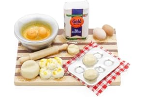 Odoria 1/12 Scale Dolls House Miniature Baking Set Dollhouse Kitchen Accessories