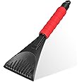 Fxspmt Ice Scrapers for Car Windshield, Scratch Free Ice, Snow, Frost, Removal Tool with Foam Handle, Effective and Durable Ice Scraper for Car, SUV, Truck, Window