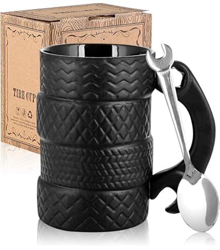 Gohytal Grande Tasse De Pneu 500 Ml Tasse Créative En