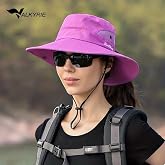 Valkyrie Outdoor G&uuml;neş Şapkası Unisex Kamp Trekking Safari Balık&ccedil;ı Şapkası UV Koruma Mor