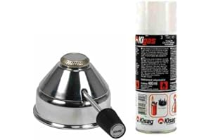 KISAG/ILGGRO Kisag: Sicherheitsgasbrenner special Design & Kisag Kigas Nachfüllflasche 400 ml