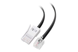 Cable Matters 5m BT to RJ11 Cable (Telephone Cable for BT) in Black - 5m