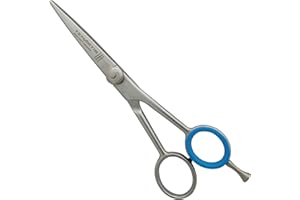 Forbici da Parrucchiere Professionali in Acciaio Inox con Codolo Riposa Dito - Tenartis Professional Made in Italy (14 cm)