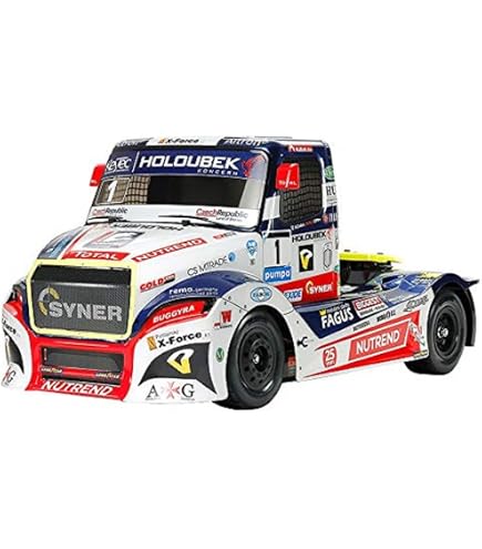 Tamiya 58632-1:14 RC Team Hahn Racing Man TGS TT-01E, Coche