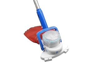 Poolwonder Cleverix Aspirateur de piscine sans fil – Nettoyeur de piscine super pratique fabriqué en Autriche avec barre de démarrage de 2 m