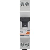 DEBFLEX - Automatic switch 3KA PH+N 32A - Modular - Modular range - Circuit breakers - 707505