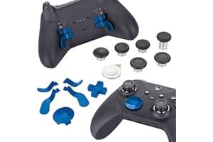 VENOM Elite Series 2 Controller Replacement Part Custom Accessory Kit (Xbox One, Xbox Series X), Blue