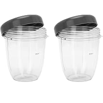 Coperchio di Ricambio per Frullatore, Coperchio di Ricambio per Tazza Spremiagrumi, Parti di Ricambio per Frullatore Compatibili con Tazza Frullatore NUTRI NINJA 32oz 24oz 18oz