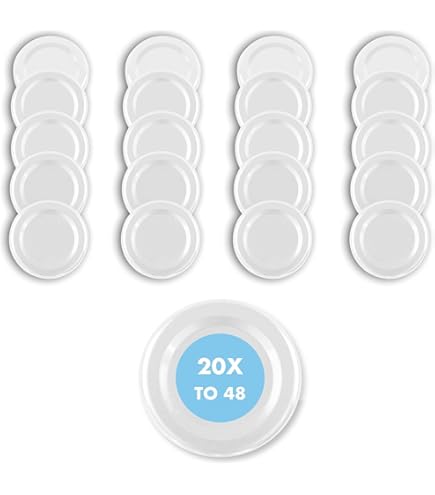 20 Bottiglie Vetro 1000ml Con Tappo Bianco - Bottiglie Succhi E Frullati Riutilizzabili - Foto 5