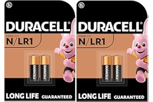 4X Duracell N/LR1 E90 (2 Blister Packs of 2 Batteries) 4 Batteries