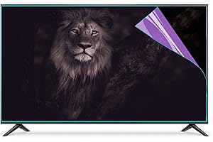 JANEFLY Protecteur d'écran Mat pour TV 32-75 Pouces, Film Anti lumière Bleue Film Filtre Anti-Reflets et Anti-poussière, Protégez Vos Yeux pour Sony, Samsung, LG etc,32"(704 * 395mm)