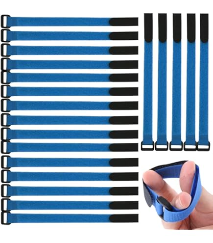 Lot De 28 Attache-câbles Et étiquettes En Siliconen - Solution De Rangement Pour La
