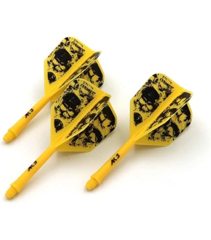 Piume Fit Flight Per Freccette - 6 Pezzi, Forma Bianca, Spessore 150 Micron, Sistema Push-In - Foto 12