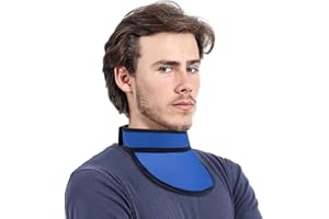 ANNWAH X-Ray Lead Thyroid Shield - 0.5mmPb Light Weight Lead Protection Health Checkup Medical Use Adult
