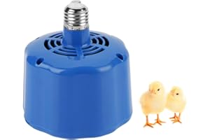 LANTRO JS - 100-300W Lámpara de Calor para Mascotas Pollitos, Lámpara de calor de aves de corral, Lámpara de calentamiento de cultivo para Calentar lechones patitos (Azul)
