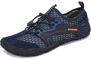 Dannto Hombre Mujer Zapatos de Agua para Hombre Surf Escarpines Playa Natación Respirable Antideslizante Playa Natación Aire Libre Zapatos de Agua para Vela,Kayak,Buceo