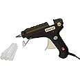 THEMISTO - built with passion Glue Gun With Glue Sticks 40W Hot Melt With Anti Drip For Arts And Crafts,Diy Projects|Leak Proof Glue Gun With Strong Gumming Glue Sticks(5 Pc Glue Sticks,Black)