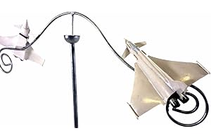 SK Style Wind Spinner Windmill Garden Stake - Typhoon Fighter