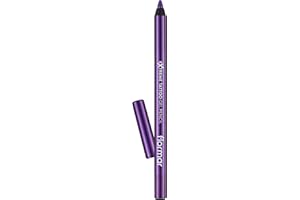 Flormar Extreme Tattoo Gel Pencil – Eyeliner Gel Waterproof Effet Tattoo – Crayon Pailleté Prune Hautement Pigmenté – Maquillage Yeux Longue Tenue pour Femme, 011 Purple Blaze
