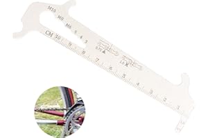 SHISHENG Bicycle Chain Wear Tool 1Pcs Bike Chain Checker Tool Stainless Steel Bike Chain Wear Indicator Tool Chain Measuring Ruler Bike Chain Wear Indicator Tool for Checking Mountain Bike