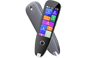 LIFBETTER Scan Reader Pen, OCR Digital Pen Reader, Text to Speech Reading Pen, Smart recoring Pen for Students, Dyslexia, Voice Wireless Language Translator for Travelers & Businessmen (A)