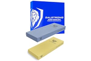 Dalstrong Pierres Blanches De Qualité Supérieure - #3000 & #8000 Grit - Pierres Individuelles Supplémentaires - Corindon De Qualité Supérieure - Épais - Ultra-Durable