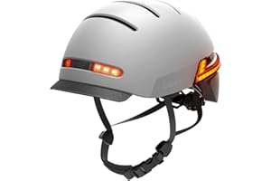 LIVALL BH51M Neo 2020 Casque de vélo intelligent avec feux d'avertissement de frein, clignotants, alerte de détection de chute, haut-parleurs stéréo et microphone pour la lecture de musique