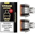 OXVA vPrime Pods (0.4) - 2 Pack Compatible with Oxva vPrime Kit, Oxva Vape Pods - No Nicotine (0.4ohm)