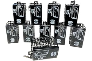 VF-ANGELSPORT 10 Stück Futterkorb Eckig Bleifrei sehr Gute Qualität alle Gewichte zur Auswahl