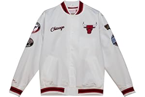 Mitchell & Ness NBA Hometown LW Satin Jacket, White