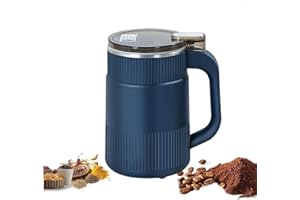 Yuehuamech Molinillo eléctrico de 550 ml para granos de café, con 8 cuchillas de acero inoxidable, ideal para nueces, hierbas y café expreso