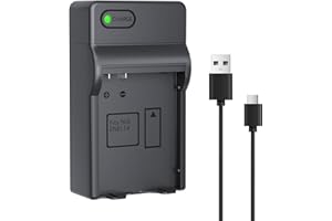 LP MH-24 Akku Ladegerät für EN-EL14 EN-EL14A Akku, USB-C Ladegerät kompatibel mit Nikon D3500, D5600, D3300, D5100, D5500, D3100, D3200, D5200, D5300, D3400, DF, Coolpix P7000, P7100, P7700, P7800