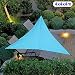 Produktbild Mcottage Außen Dreieckig UV Block Sonnenschirm Segel Regen Schuppen für Garten Park - Himmelblau, 4mx4mx4m