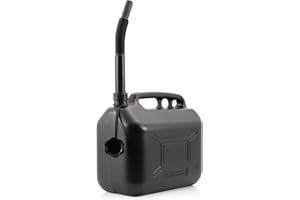 Cosmos 3203 10L Plastic Jerry Can - Black