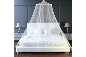 Funmo - Mosquito Net, Protection No Skin Irritation for Baby and Children Fly Insect Protection Indoor Mosquito Net, Easy to Install (White)