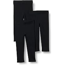 Pacco Da 3 Leggings 3/4 Pinocchietti Per Bambina - Estate Casual Con Vita Alta - Foto 9