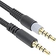 Annadue 3.5 mm Male to Male Audio Cable,Audio Auxiliary Input Adapter AUX Cord for Headphone,with Wire Control Function,for HyperX Cloud,for HyperX Cloud Alpha Headphone